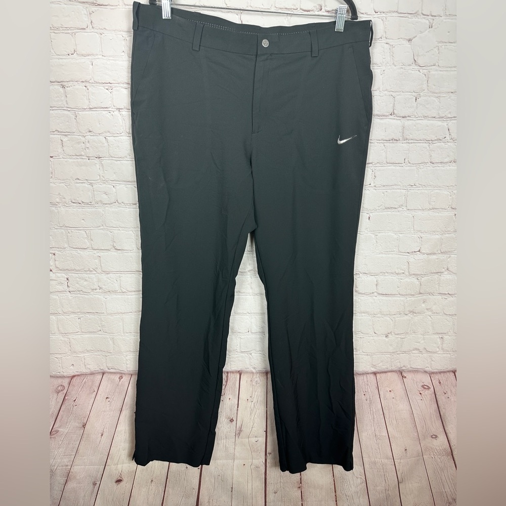 Tiger Woods Collection Nike Pants Mens Stretch Golf work black sz 38 x 32